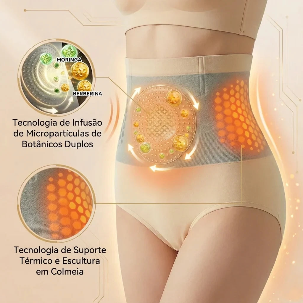 Cinta Modeladora Cintura Alta - Slim Belly