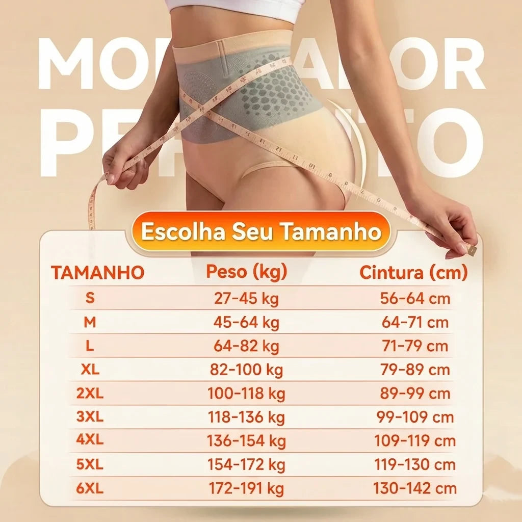 Cinta Modeladora Cintura Alta - Slim Belly