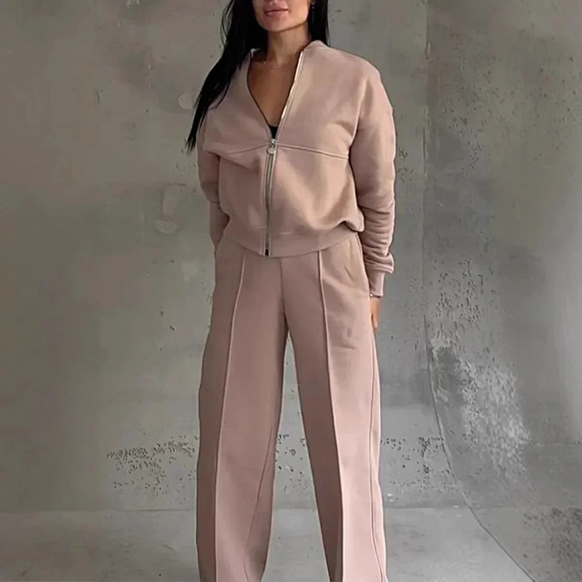 Conjunto Naomi em Moletom Premium com Jaqueta