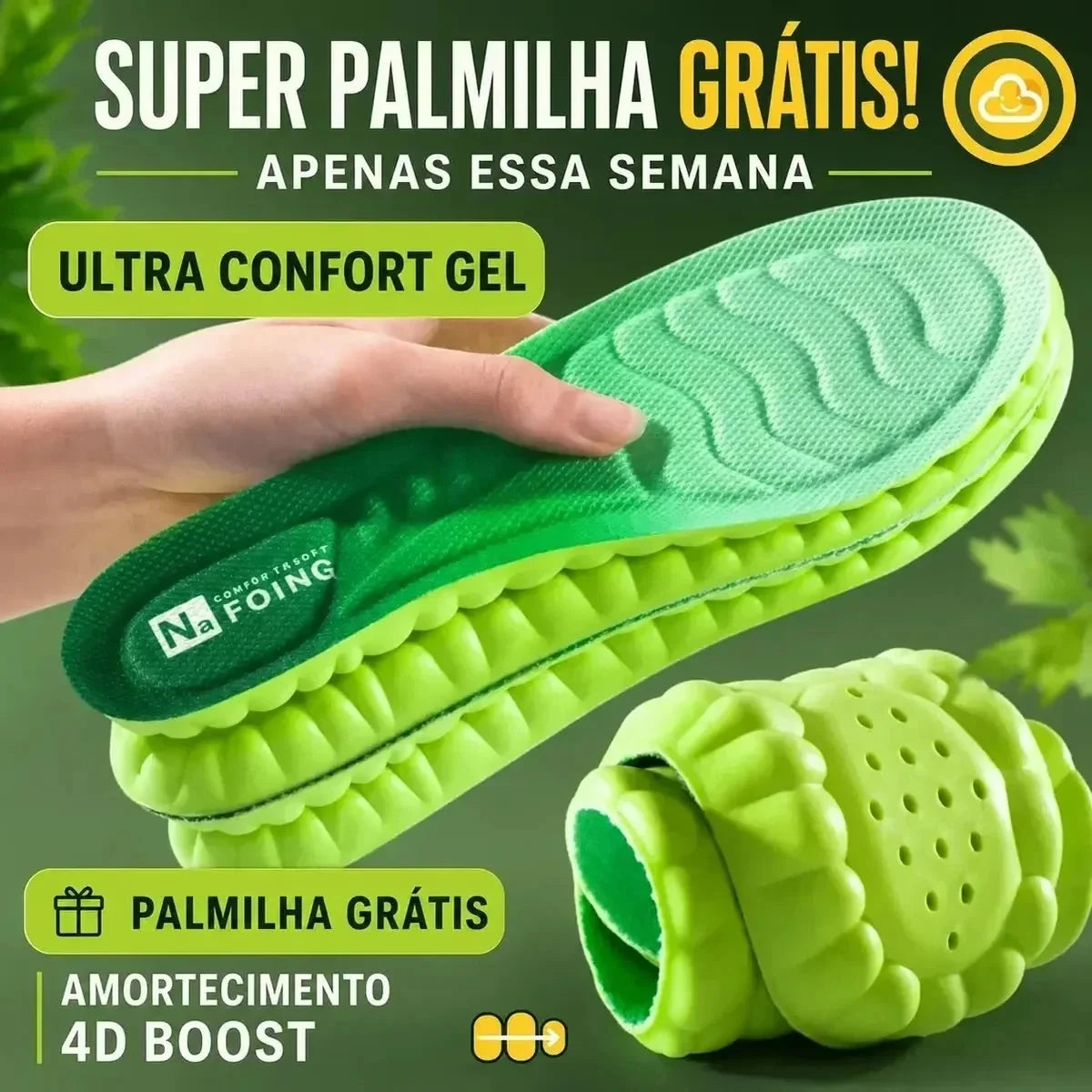 Tênis Ortopédico Ultra Comfort - Frete Grátis + Brinde Grátis Tênis Ortopédico MRL-192 Vyzza