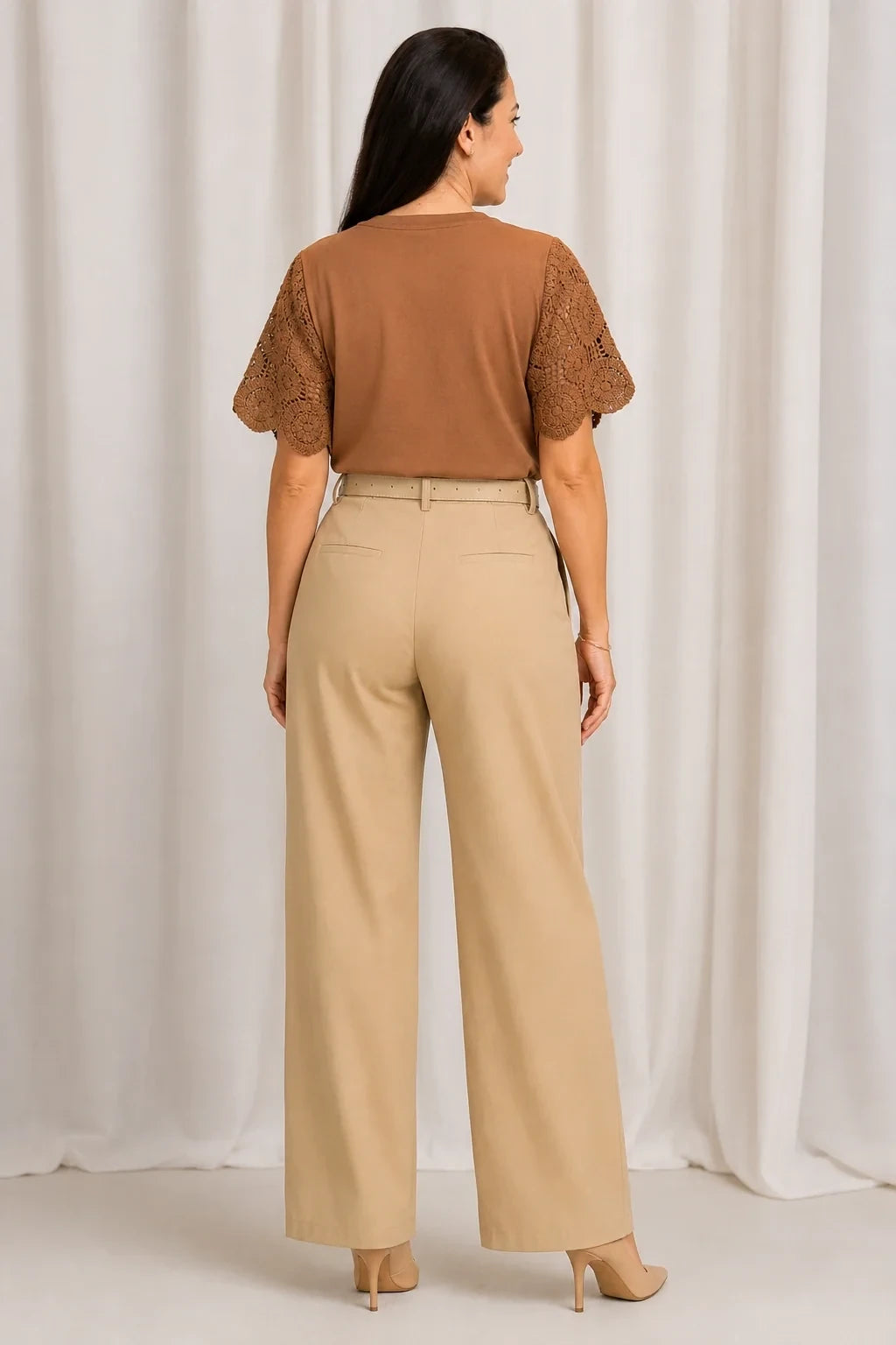 Blusa com Manga em Crochê Geisa