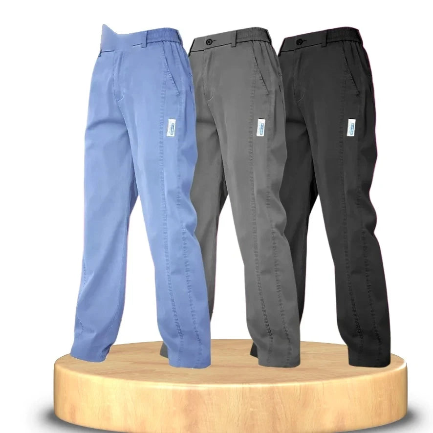 Kit 3 Calças Feminina Aurora - Malha de Seda Gelo e Poliéster