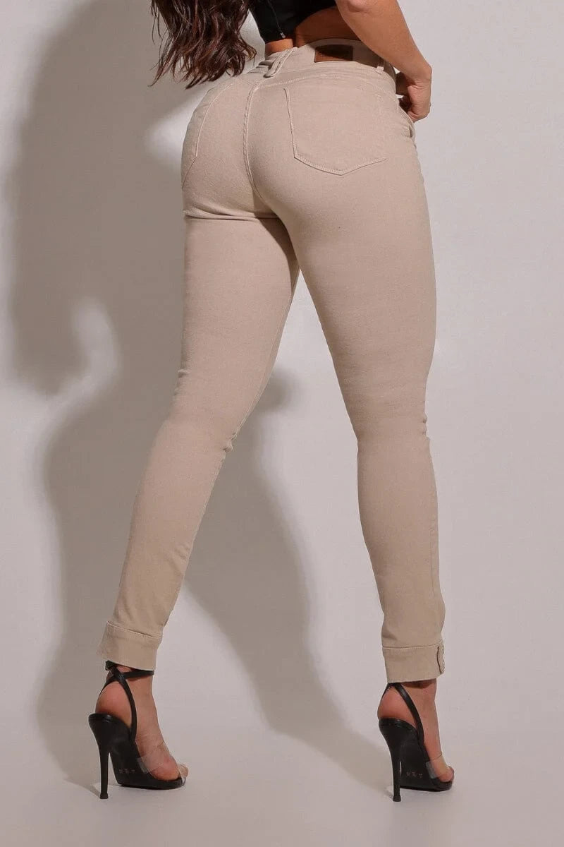Vyzza | Calça Jeans Modeladora Nude CH94 | foto 5