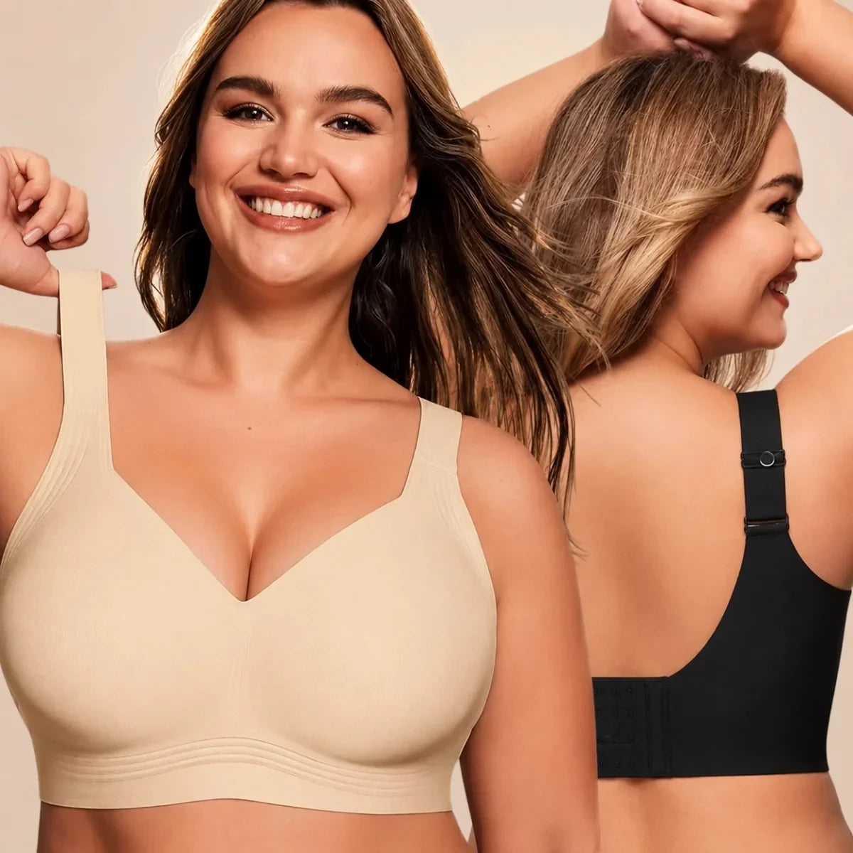 Kit 3 Sutiãs Luna Comfort - Efeito Invisível e Zero Marcas