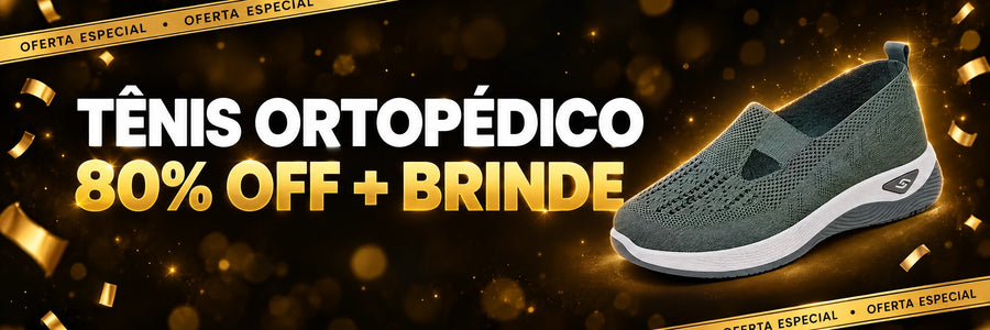 Tênis Ortopédico Ultra Comfort - 80% OFF + Brinde